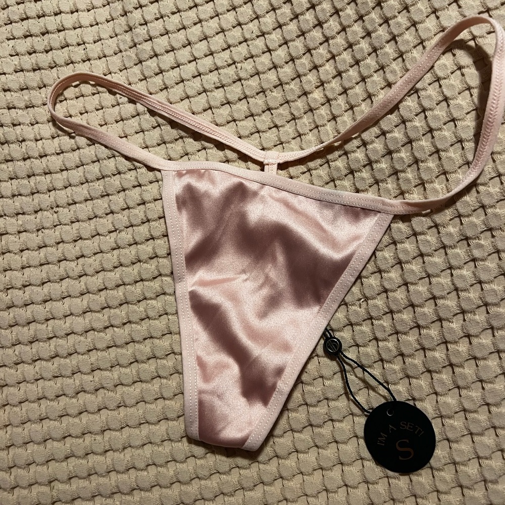 NWT House of Desire Women's Pink Thong